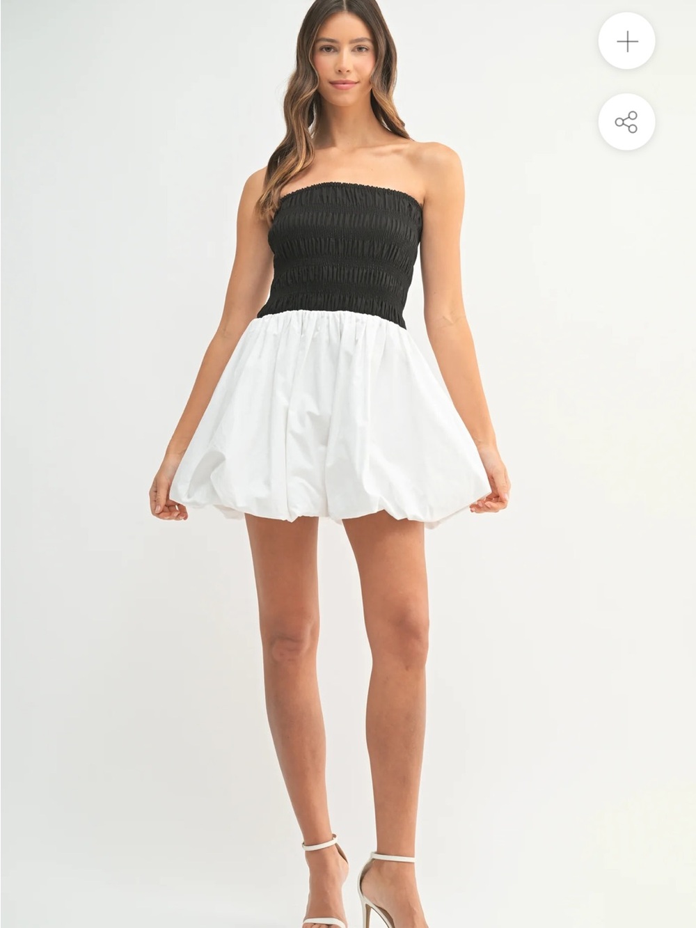 NWT Mable Lohan Bubble tube mini dress size large